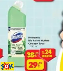 DOMESTOS BİO ACTİVE MUTFAK ÇAMAŞIR SUYU